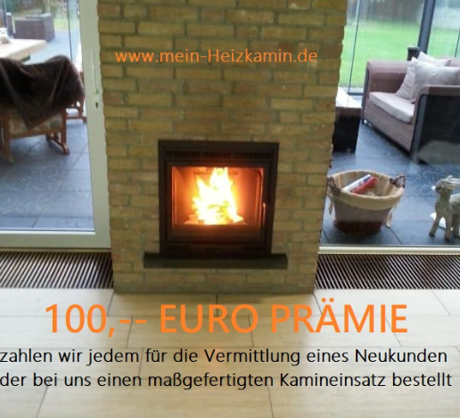 15 % JUBILAEUMSRABATT auf maßgefertigte Kamineinsätze (Heizkassetten)